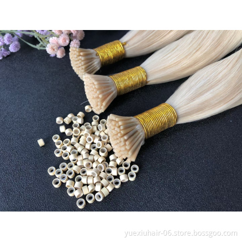Wholesale 6D Hair Extension Double Drawn Italian Keratin Pre Bonded i Tip/U Tip/Tape In Hair Extensions Virgin Human Hair